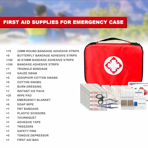 Travel-First Aid-Kit Car-Home 300PCS Survival-Kit Outdoor-Adventure